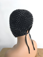 Wild Black Spiked Headpiece - Ideal for DJs, Live House Parties, Cosplay, Festivals - One Size