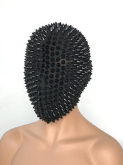 Wild Black Spiked Headpiece - Ideal for DJs, Live House Parties, Cosplay, Festivals - One Size
