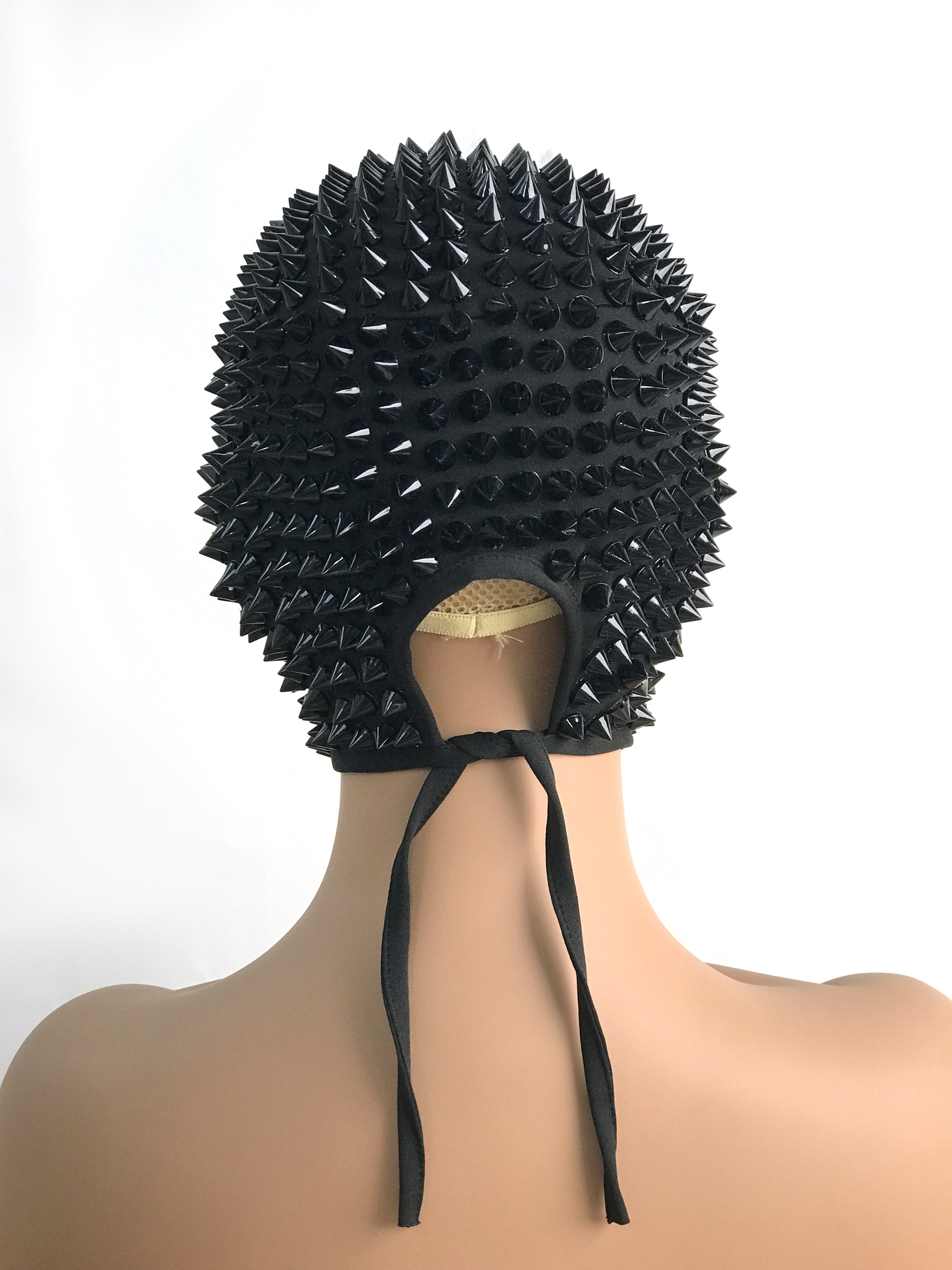Wild Black Spiked Headpiece - Ideal for DJs, Live House Parties, Cosplay, Festivals - One Size