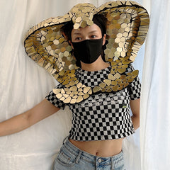 Dynamic Mirror Snake Headdress Neck Wrap - Simulated Cobra Headpiece, for Parties, Animal Theme Parties & Masquerades, One Size Fits All