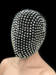 Wild Black Spiked Headpiece - Ideal for DJs, Live House Parties, Cosplay, Festivals - One Size