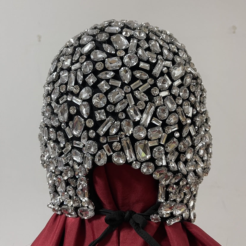 Cool Jeweled Full Coverage Mask - Ideal for Masquerade, Rave, and Cosplay, Perfect for DJ, Masked Singers, and Performers, One Size Fits All