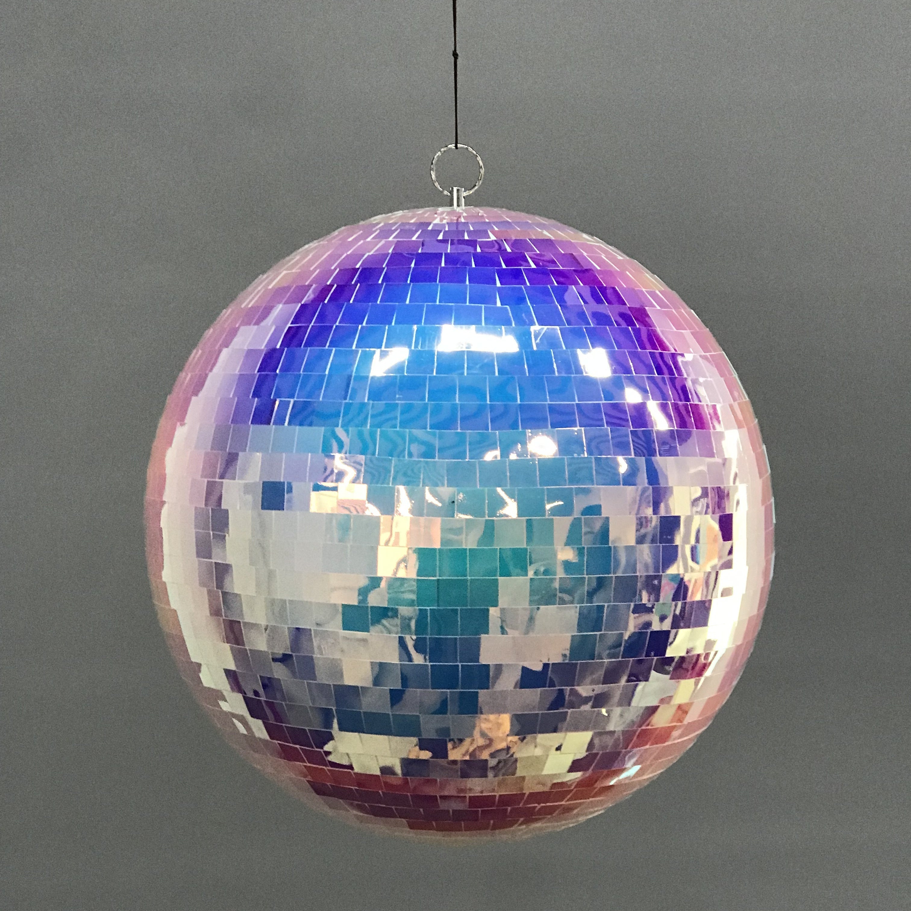 Iridescent Rainbow Disco Ball for Parties, Weddings, and Celebrations - Showstopping Decor