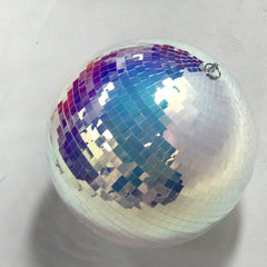 Iridescent Rainbow Disco Ball for Parties, Weddings, and Celebrations - Showstopping Decor